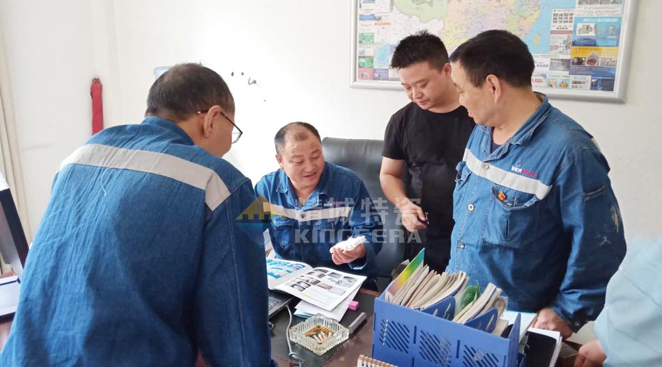 壹定发特瓷赴四川某水泥厂现场勘探以及手艺交流