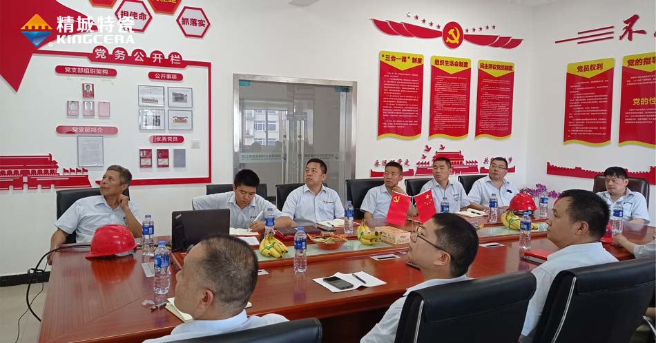 壹定发特瓷党支部组织寓目庆祝中国共产党成立100周年大会现场直播