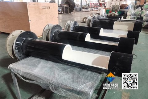 【案例】等静压K95耐磨陶瓷进料管：：：破解锂电池正极质料粉体运送管道磨损与金
