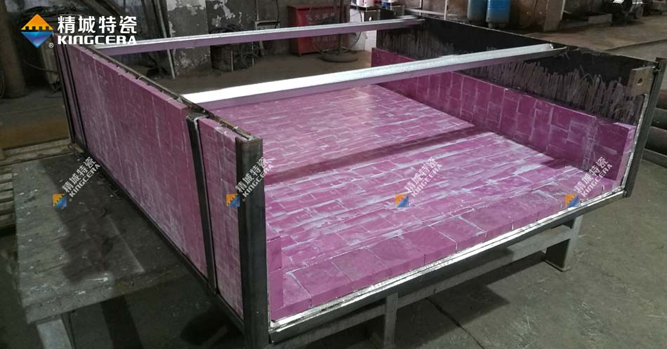 壹定发特瓷水泥立磨溜槽衬板厂家定制